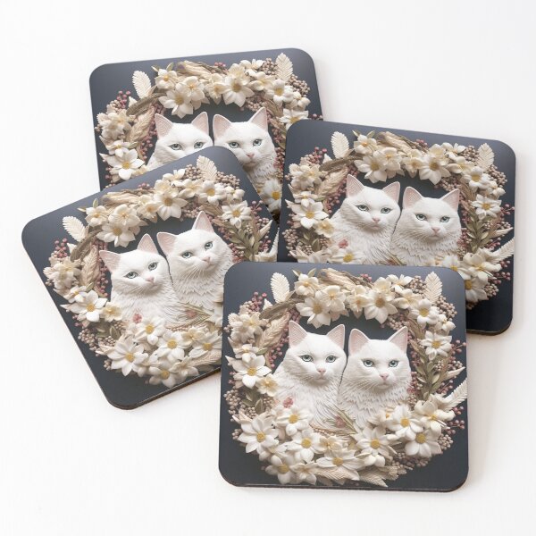 Item preview, Cats In Dogwoods designed and sold by NDMDesignStudio.