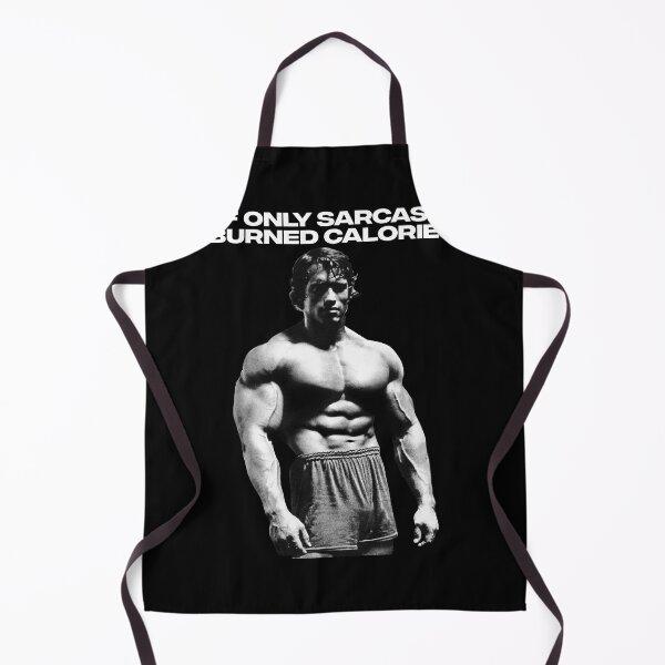 Item preview, If Only Sarcasm Burned Calories Arnold Schwarzenegger Fan art designed and sold by HuzaifaNaveedh.