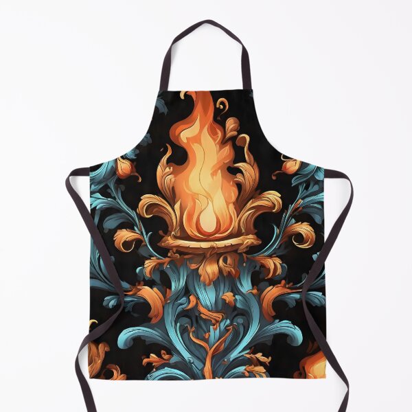 Item preview, Rococo Ember Waltz: Dancing Flames designed and sold by WAUZ.