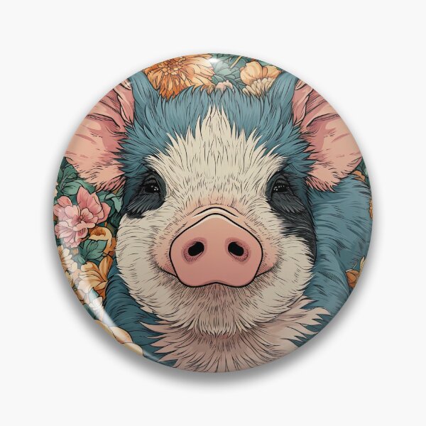 Item preview, Swine & Daisies designed and sold by Retro Type.