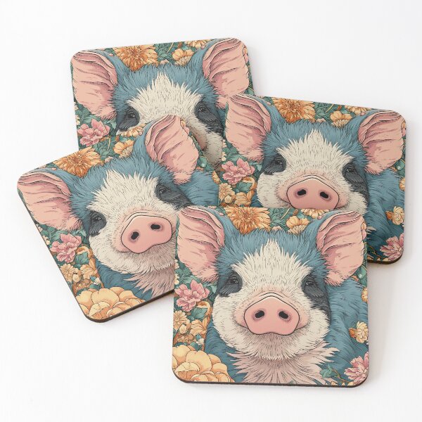 Item preview, Swine & Daisies designed and sold by Retro Type.
