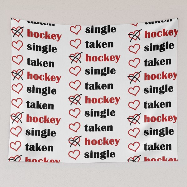 Item preview, Single Taken Hockey designed and sold by EmeraldeaArt.