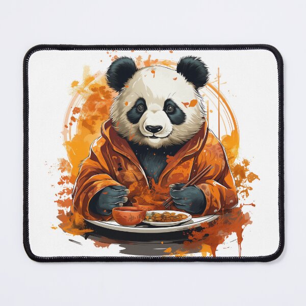 Item preview, Cute Panda eating designed and sold by VirtualArtGuy.