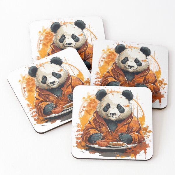 Item preview, Cute Panda eating designed and sold by VirtualArtGuy.