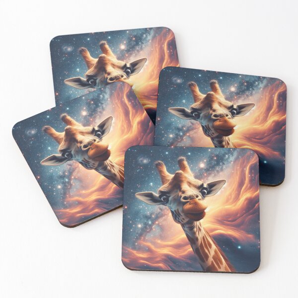 Item preview, Giraffe in the galaxy designed and sold by BeztProductz.