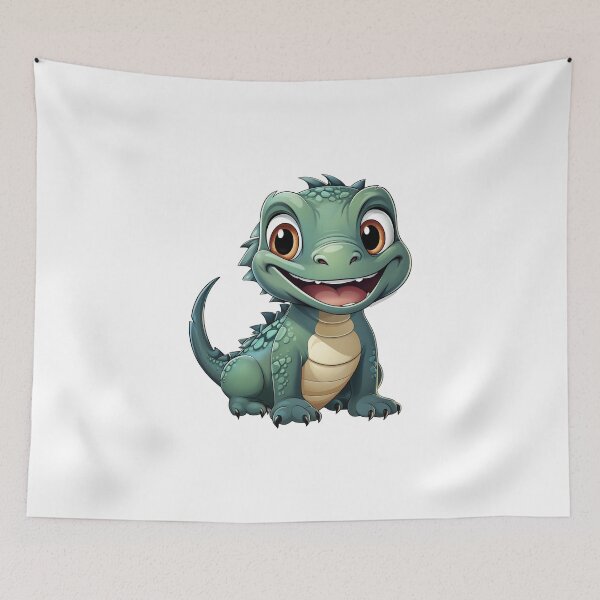 Item preview, Green Alligator  Sitting On Ground  designed and sold by Mohammed Sohail Khan.
