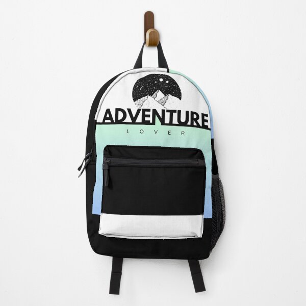 Item preview, Adventure lover minimal text art in blue designed and sold by MehmudArtdesign.