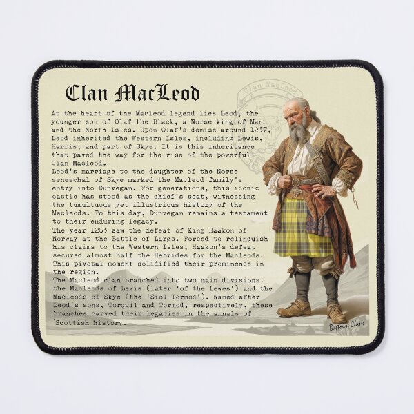 Item preview, MacLeod Scottish Clan History  designed and sold by BagTown Clans.