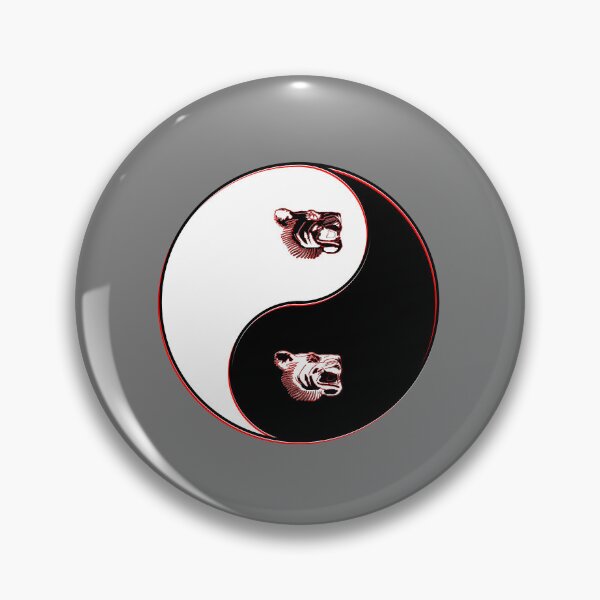 Item preview, yin yang balance harmony design eastern Chinese Tiger  designed and sold by 4rpixs.