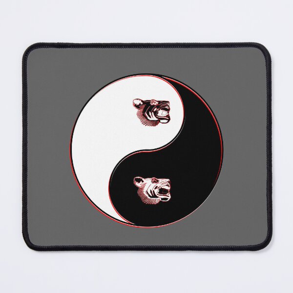 Item preview, yin yang balance harmony design eastern Chinese Tiger designed and sold by 4rpixs.