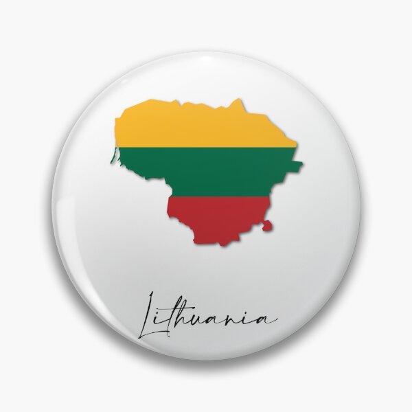 Item preview, Lithuania Country Map and Flag Vilnius Europe designed and sold by dk-design85.