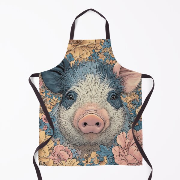 Item preview, Flower Crown Porker designed and sold by Retro Type.