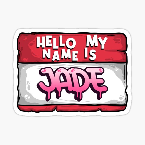 Compra Pegatinas Personalizadas Con El Nombre Jade: Añade Un Toque Único A  Tu Vida Diaria al por mayor