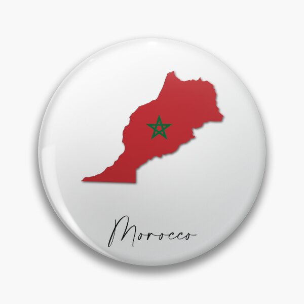 Artikelvorschau, Marokko-Landkarte und Flagge Rabat Afrika entworfen und verkauft von dk-design85.