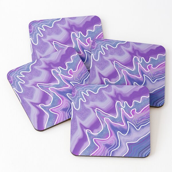 Item preview, Geode Design in Shades of Purple and Blue designed and sold by jwturcott.