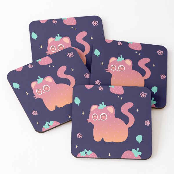 Item preview, Strawberry Catto! designed and sold by sillycattos.