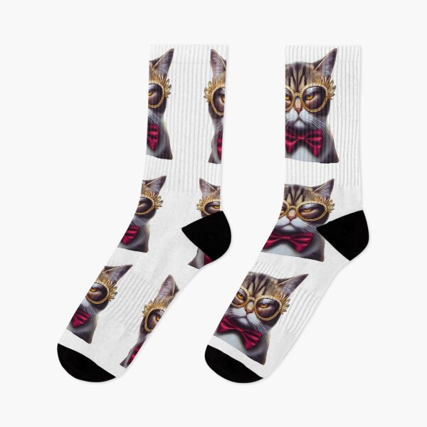 Item preview, Sunglass Sass: Feline Majesty Unleashed designed and sold by AI-Only Creations.