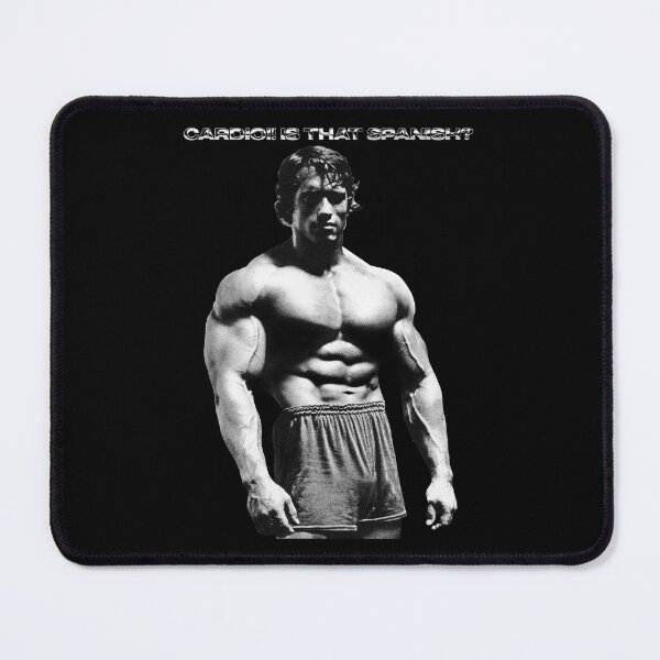 Item preview, Cardio!! is that Spanish? Arnold Schwarzenegger Fan art designed and sold by HuzaifaNaveedh.