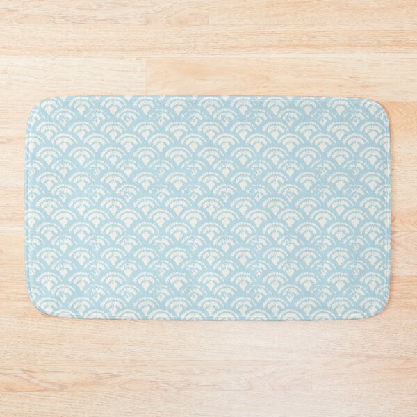 Item preview, Delicate waves pastel blue on cream coastal collection designed and sold by LisaLeQuelenec.
