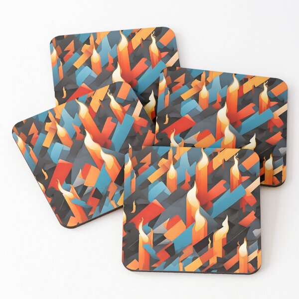 Artikelvorschau, Dynamic Flames: Suprematismus-Fusion entworfen und verkauft von WAUZ.
