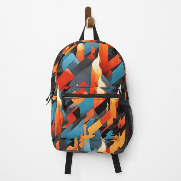 Item preview, Dynamic Flames: Suprematism Fusion designed and sold by WAUZ.