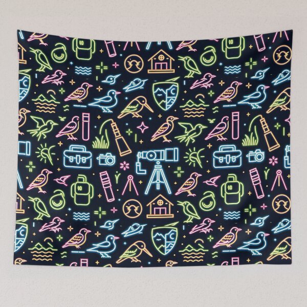 Item preview, Modern , Illustrative , Neon , By Birdwatching Inspired Design designed and sold by GPrint001.