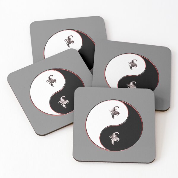 Item preview, yin yang balance harmony design eastern philosophy scorpio designed and sold by 4rpixs.