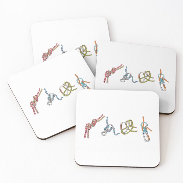 Item preview, Colorful climbing equipment - ink and crayon designed and sold by CamilleCastanet.