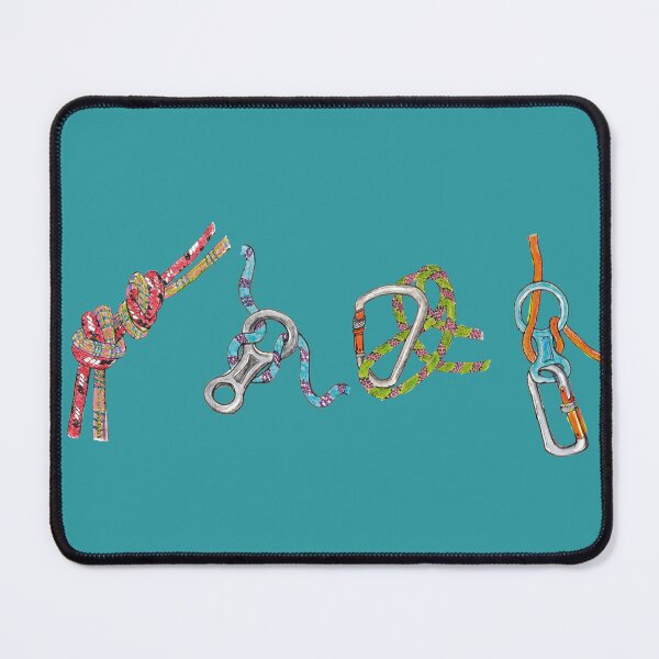 Item preview, Colorful climbing equipment - ink and crayon designed and sold by CamilleCastanet.