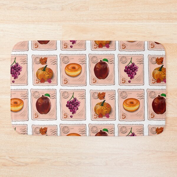 Item preview, postage stamp collection Philately fruit and donut collectors stamps  designed and sold by Artonmytee.