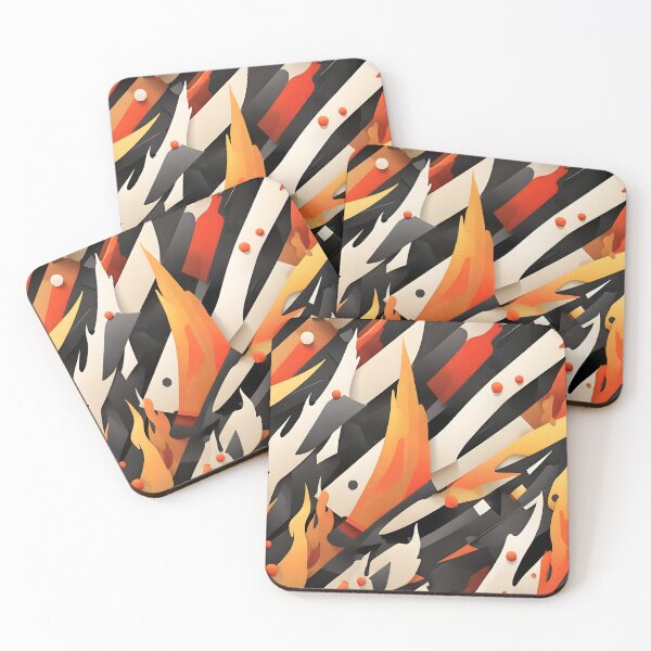 Item preview, Flame Abstraction: Suprematism Symphony designed and sold by WAUZ.
