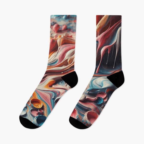 Item preview, Colorful Swirls of Spilled Art designed and sold by Lyavalio.
