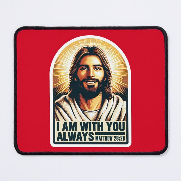 Item preview, Matthew 28:20 I Am With You Always Jesus Christ designed and sold by plushism.