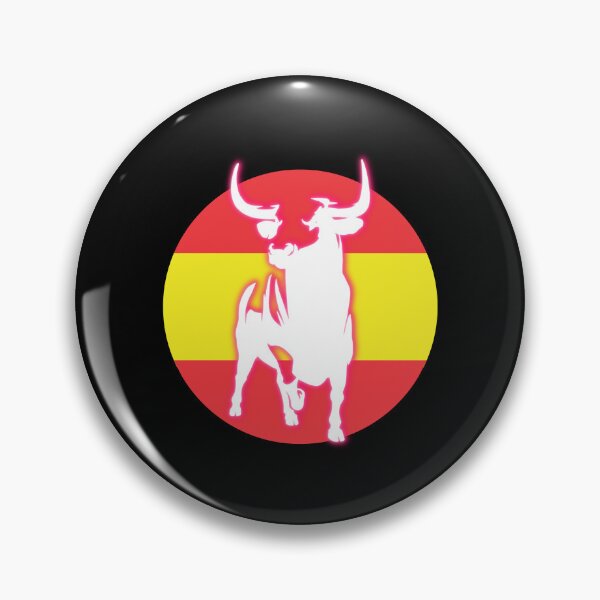 Item preview, Spain flag with glow TORO  designed and sold by lachataigne.