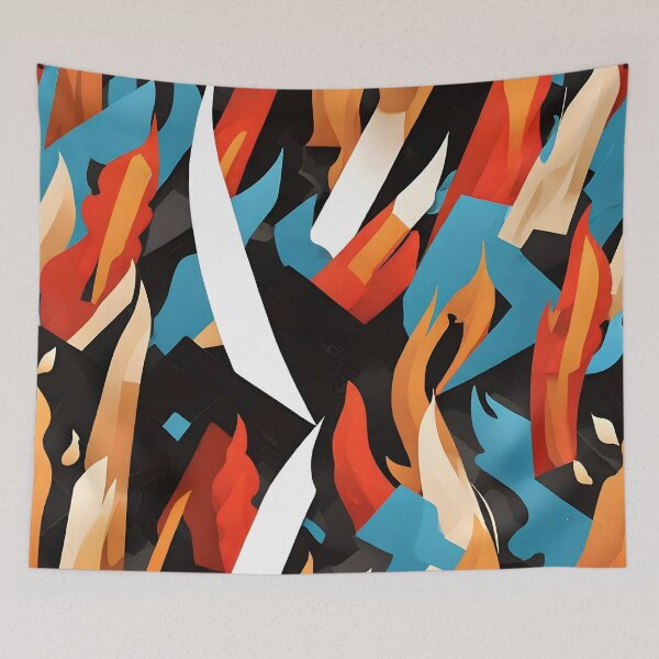Item preview, Supremacist Blaze: Elemental Geometry designed and sold by WAUZ.
