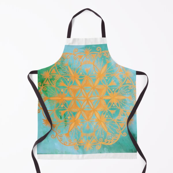 Item preview, Mandala of Light - Turquoise gold designed and sold by kiti levi.