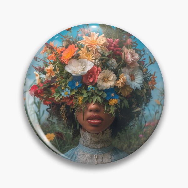 Item preview, En flor - Edición tropical de cabeza de flor designed and sold by Altered Pixels.