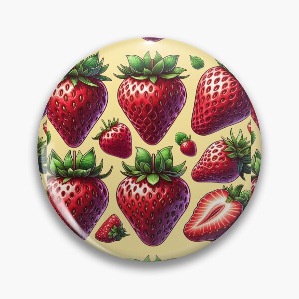 Item preview, Strawberry Pattern designed and sold by PatternInArt.