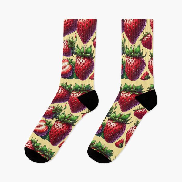 Item preview, Strawberry Pattern designed and sold by PatternInArt.
