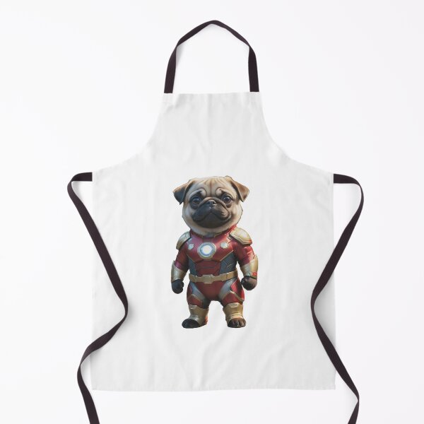 Item preview, Super hero iron pug dog designed and sold by GiwuArt777.