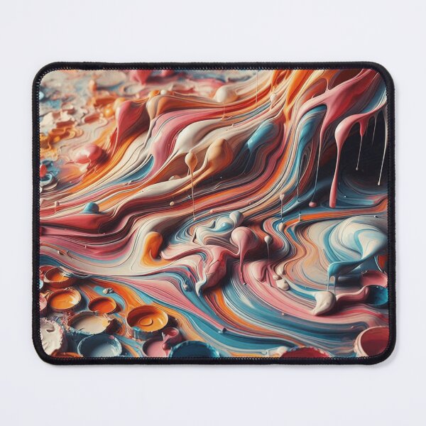 Item preview, Colorful Swirls of Spilled Art designed and sold by Lyavalio.