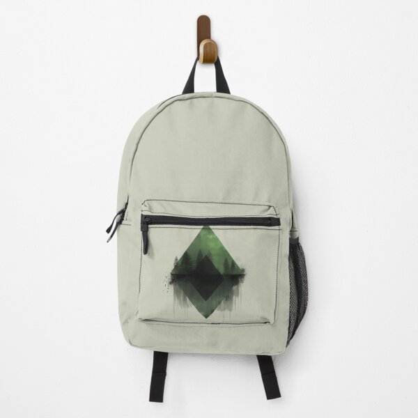 Item preview, Emerald Geometric Forest Reflection designed and sold by ExpressPixelArt.
