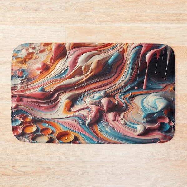 Item preview, Colorful Swirls of Spilled Art designed and sold by Lyavalio.