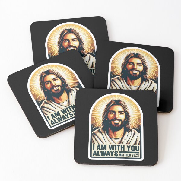 Item preview, Matthew 28:20 I Am With You Always Jesus Christ designed and sold by plushism.