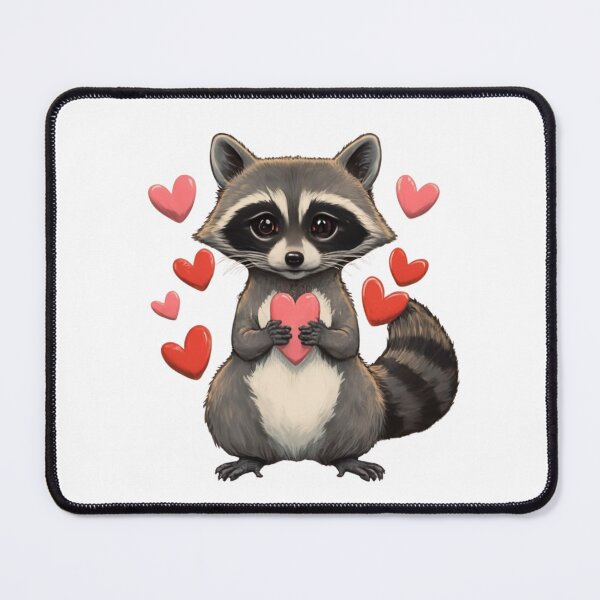 Item preview, mapache san valentin designed and sold by PulseGraph.