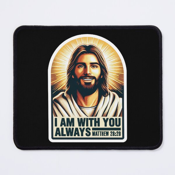 Item preview, Matthew 28:20 I Am With You Always Jesus Christ designed and sold by plushism.