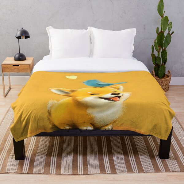 Artikelvorschau, Süßer Corgi mit Vogelfreund entworfen und verkauft von Anicue.
