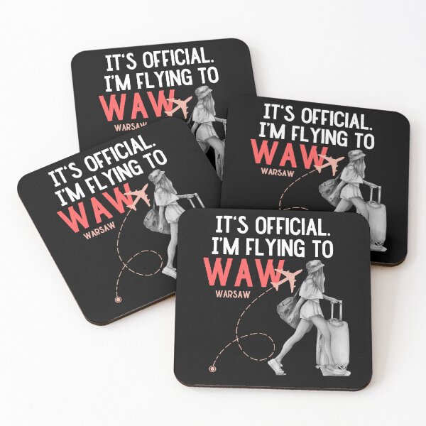 Item preview, It is official. Im flying to Warsaw WAW designed and sold by youraircraftart.