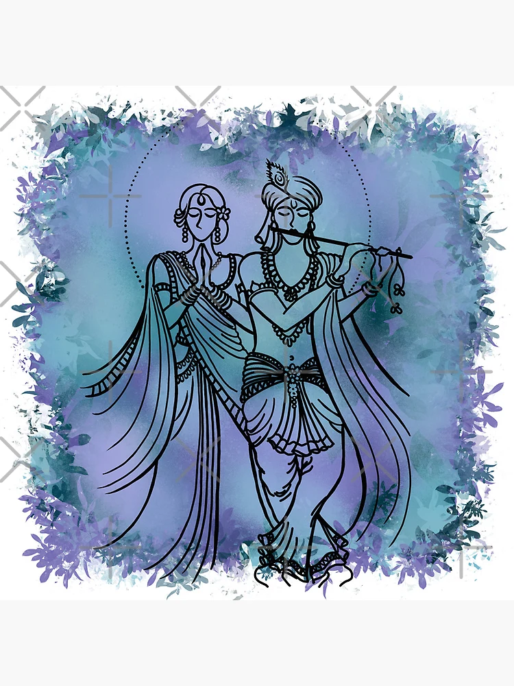 Krishna drawing hi-res stock photography and images - Alamy