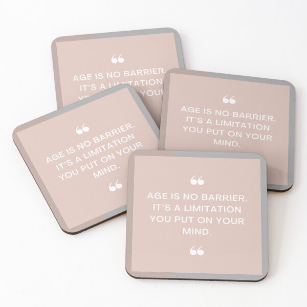 Item preview, Age Is No Barrier. Its A Limitation You Put On Your Mind designed and sold by Burkae.